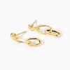 Boucles D'Oreilles Pendantes Dorrie Or Jaune