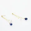 Boucles D'oreilles Pendantes Or Jaune Brayann Perles De Culture|Marc Orian Clearance