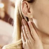 Boucles D'oreilles Pendantes Baroque Or Jaune Perles De Culture|Marc Orian Online