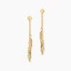 Boucles D'oreilles Pendantes Leeann Or Jaune
