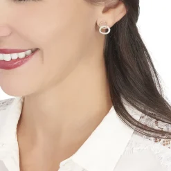 Boucles D'oreilles Pendantes Daniyah Or Jaune Diamant|Marc Orian Best