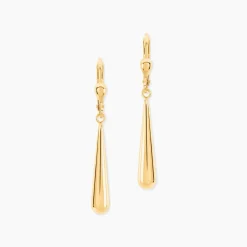 Boucles D'Oreilles Pendantes Botum Or Jaune