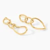 Boucles D'Oreilles Pendantes Edmondo Or Jaune
