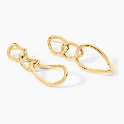 Boucles D'Oreilles Pendantes Edmondo Or Jaune