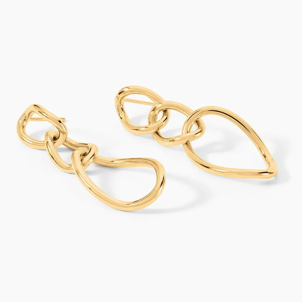 Boucles D'Oreilles Pendantes Edmondo Or Jaune