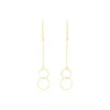 Boucles D'oreilles Pendantes Leonetta Or Jaune