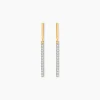 Boucles D'oreilles Pendantes Alayna Or Jaune Diamant