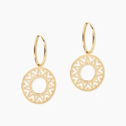 Boucles D'oreilles Pendantes Florent Or Jaune