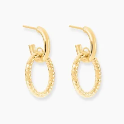 Boucles D'Oreilles Pendantes Chafik Or Jaune
