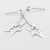 Boucles D'oreilles Pendantes Eloisa Argent Blanc