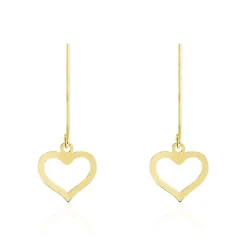 Boucles D'oreilles Pendantes Or Jaune