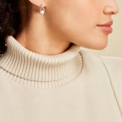 Boucles D'oreilles Pendantes Layanne Argent Blanc Perle De Culture|Marc Orian Best