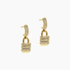 Boucles D'Oreilles Pendantes Guess My Secret Acier Jaune Oxyde De Zirconium|GUESS BIJOUX Clearance
