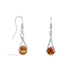 Boucles D'oreilles Pendantes Argent Blanc Simona Ambre|Marc Orian Hot