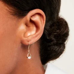 Boucles D'Oreilles Pendantes Ephraim Or Jaune Diamant|Marc Orian Sale