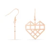 Boucles D'oreilles Pendantes Angeles Acier Rose|Marc Orian Online
