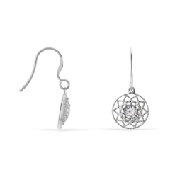 Boucles D'oreilles Pendantes Cassandria Argent Oxyde De Zirconium|Marc Orian Outlet