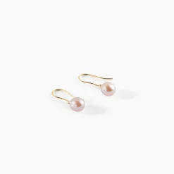 Boucles D'oreilles Pendantes Baroque Or Jaune Perle De Culture|Marc Orian Online