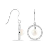 Boucles D'oreilles Pendantes Ellea Argent Perle De Culture Et Oxyde|Marc Orian New