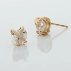 Boucles D'oreilles Puces Abelinia De Zirconium|Marc Orian Clearance