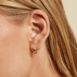 Boucles D'oreilles Puces Acapulco Plaqué Or Jaune|Marc Orian Hot