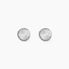 Boucles D'oreilles Puces Anaissa Argent Blanc Oxyde De Zirconium