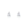 Boucles D'oreilles Puces Anaru Argent Blanc Oxyde De Zirconium