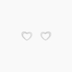 Boucles D'oreilles Puces Anne-maudae Coeurs|Marc Orian Online