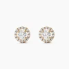 Boucles D'Oreilles Puces Annissa Plaqué Or Jaune Oxyde De Zirconium|Marc Orian Clearance