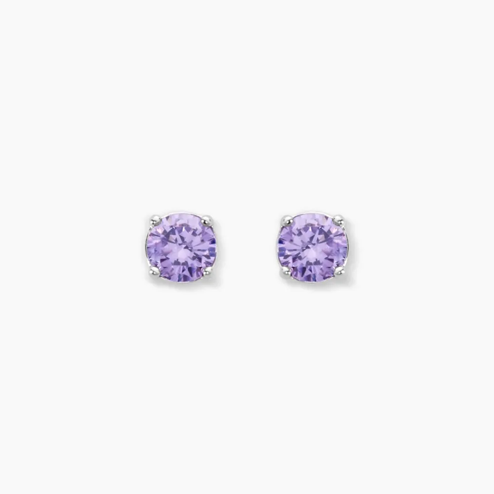 Boucles D'oreilles Puces Argent Blanc Rio Santa Teresa Oxyde|Marc Orian Discount