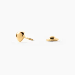 Boucles D'oreilles Puces Arisaema Or Jaune|Marc Orian New