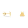 Boucles D'oreilles Puces Baptista Ours Or Jaune|Marc Orian Online