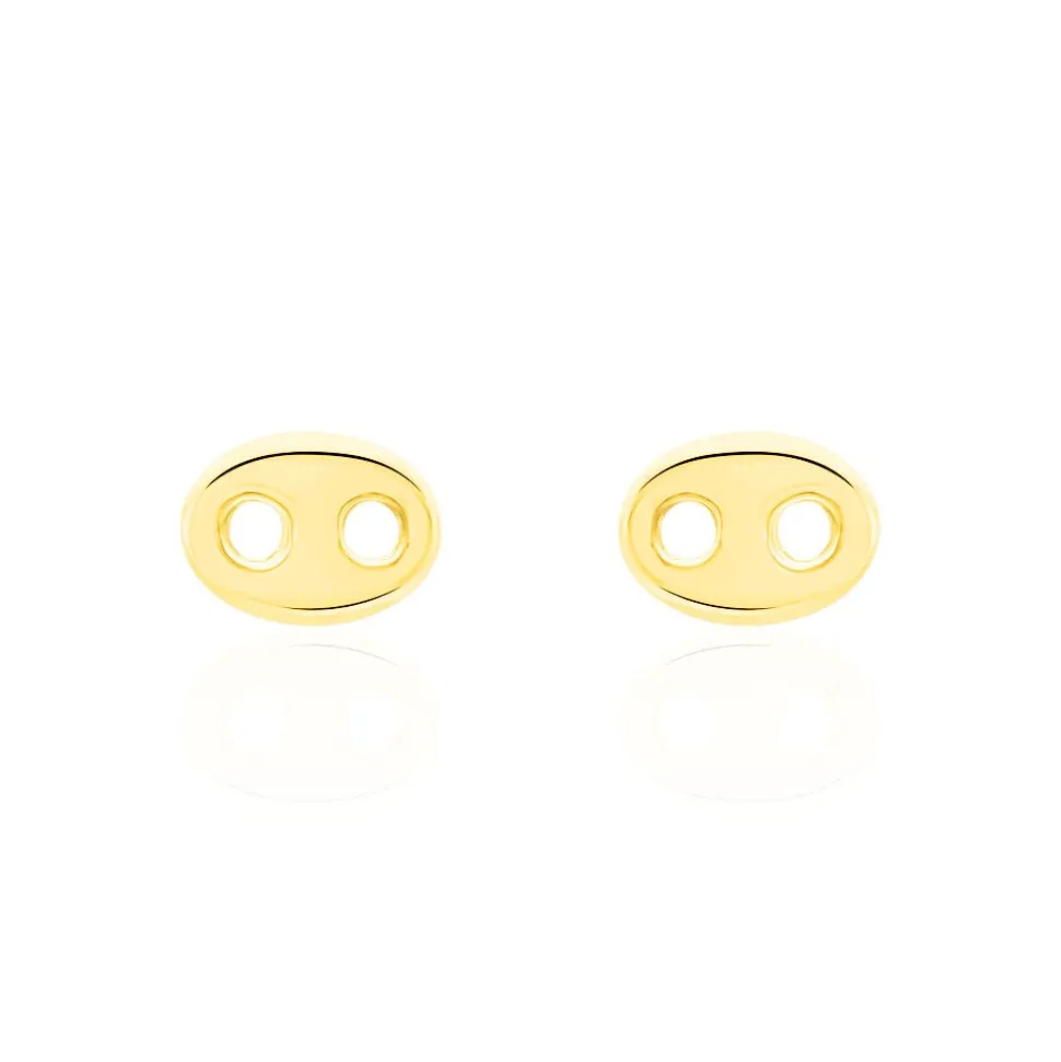 Boucles D'oreilles Puces Cara Or Jaune