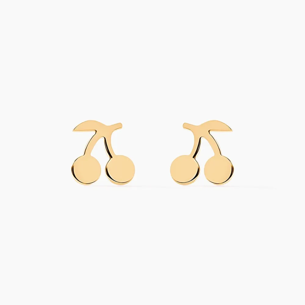 Boucles D'oreilles Puces Cerisia Or Jaune|Marc Orian Sale