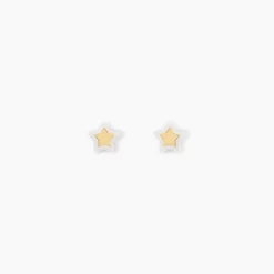 Boucles D'oreilles Puces Cleomelia Etoile Or Jaune|Marc Orian