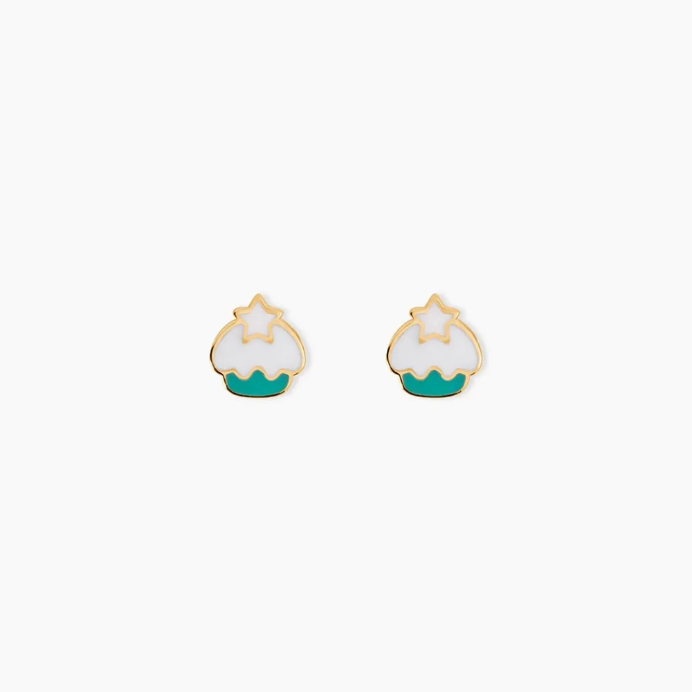 Boucles D'Oreilles Puces Daedalus Or Jaune|Marc Orian