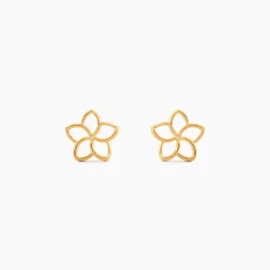 Boucles D'Oreilles Puces Daffodil Or Jaune