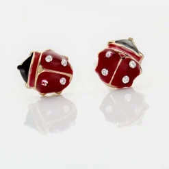 Boucles D'oreilles Puces Deena Or Jaune Oxyde De Zirconium|Marc Orian Sale