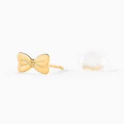 Boucles D'oreilles Puces Evonne Noeud Or Jaune|Marc Orian Discount