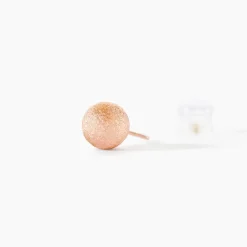 Boucles D'oreilles Puces Fidelia Boule Sablee|Marc Orian Online