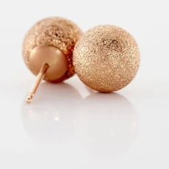 Boucles D'oreilles Puces Fidelia Boule Sablee|Marc Orian Online