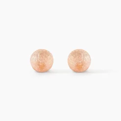 Boucles D'oreilles Puces Fidelia Boule Sablee|Marc Orian Online