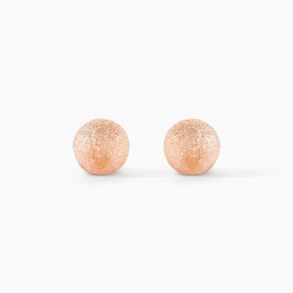 Boucles D'oreilles Puces Fidelia Boule Sablee|Marc Orian Online