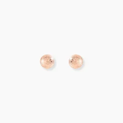 Boucles D'oreilles Puces Fidelia Boule Sablee|Marc Orian Sale