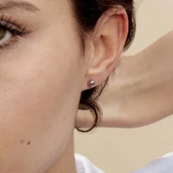 Boucles D'oreilles Puces Fidelia Boule|Marc Orian Discount