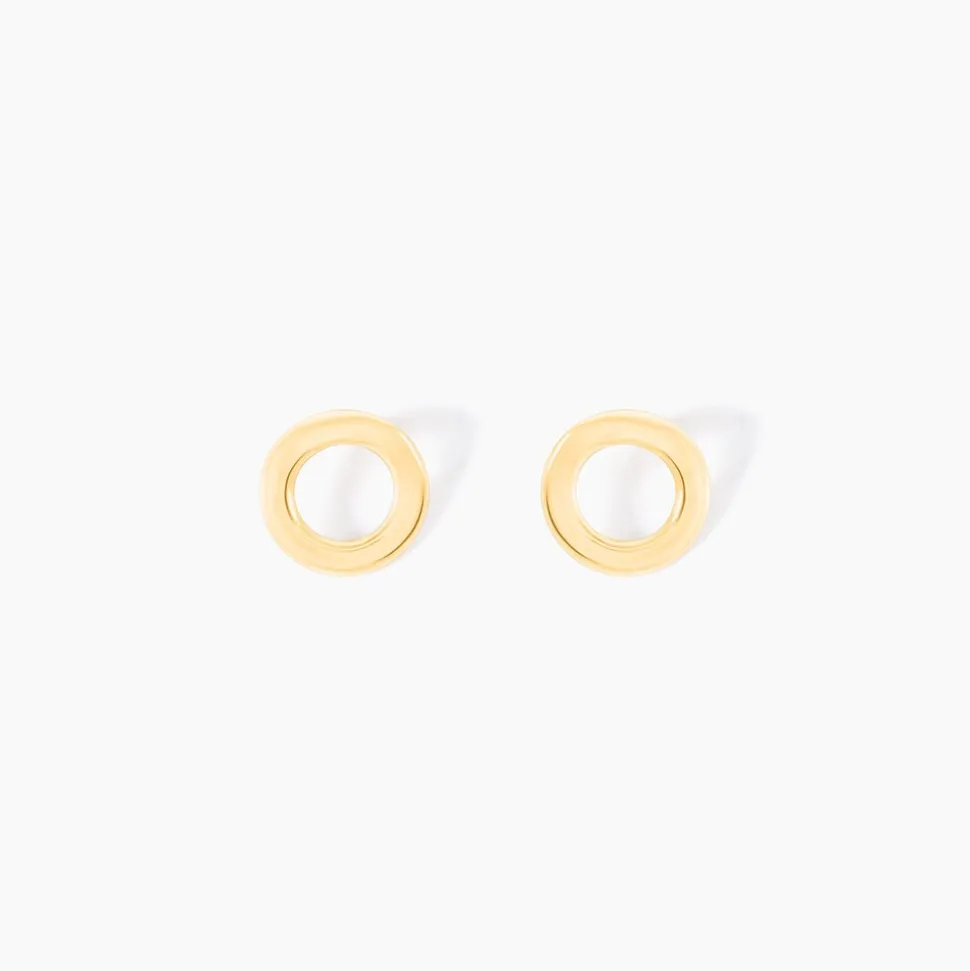 Boucles D'oreilles Puces Freyde Or Jaune