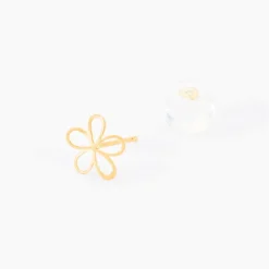 Boucles D'oreilles Puces Friðrika Or Jaune