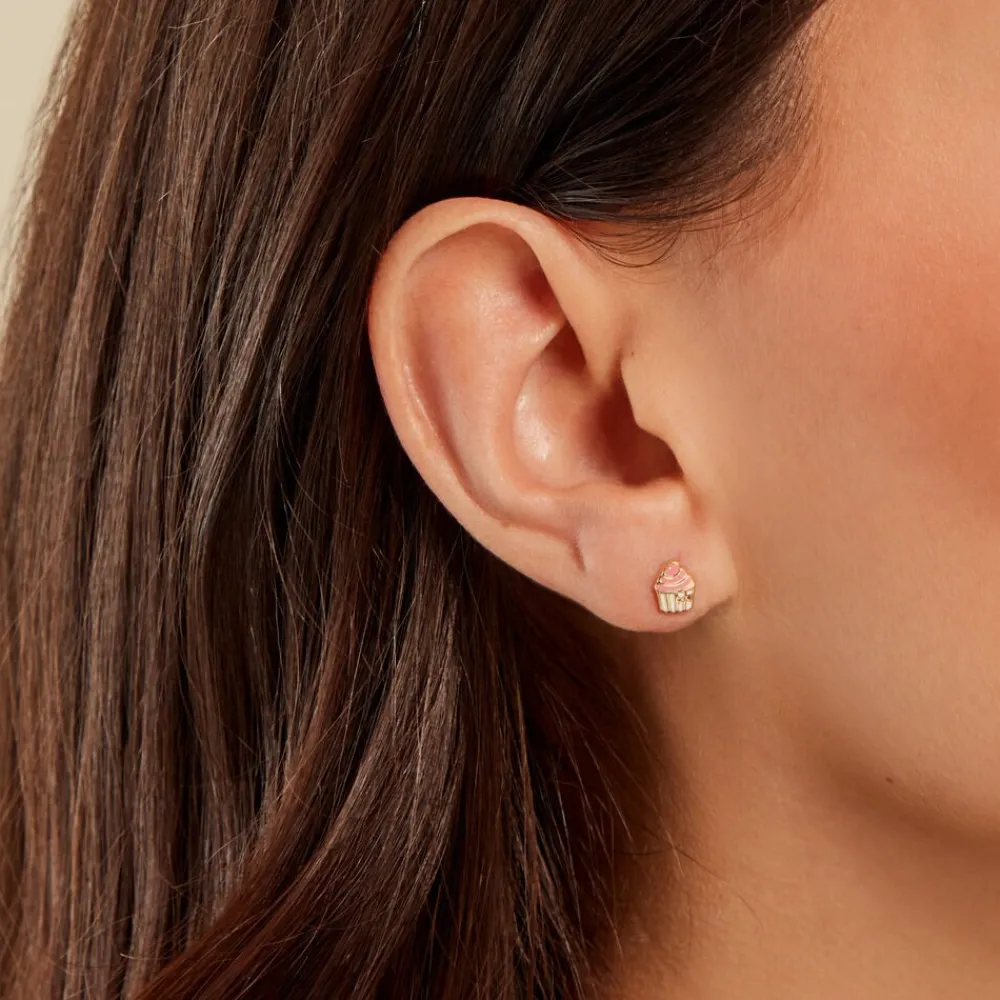 Boucles D'oreilles Puces Gautama Or Jaune|Marc Orian Sale