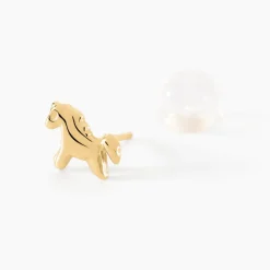 Boucles D'oreilles Puces Gerd Cheval Or Jaune|Marc Orian Best