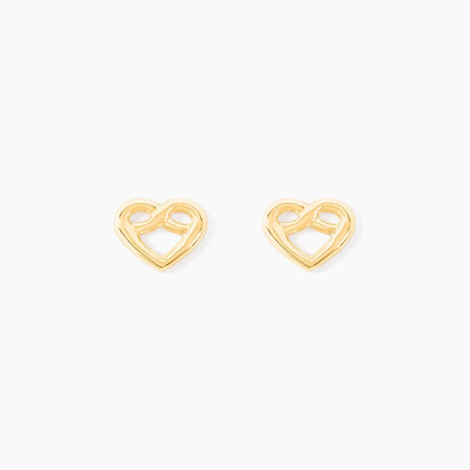 Boucles D'oreilles Puces Hartwin Or Jaune